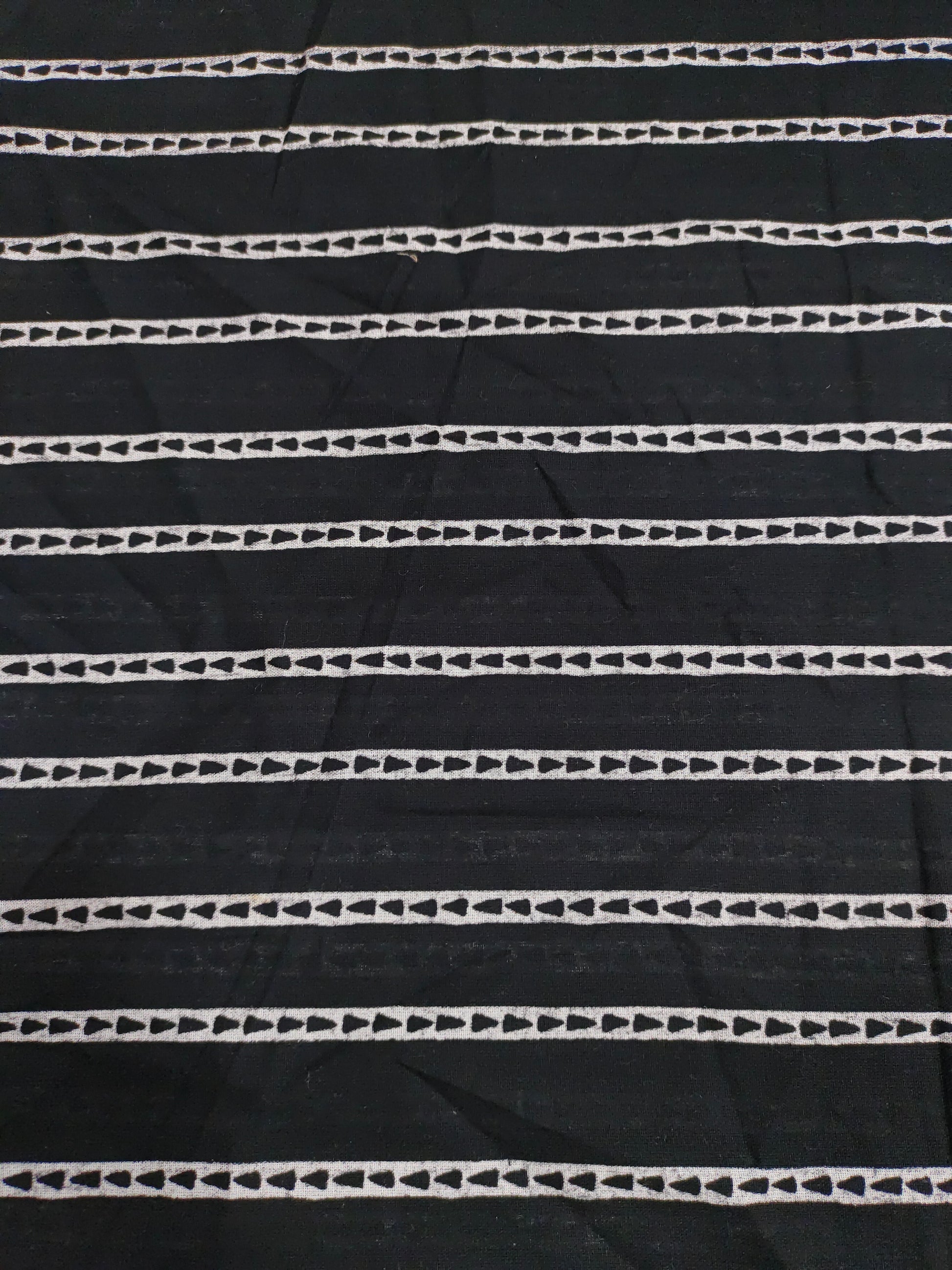 Cotton flex black & white aishani print