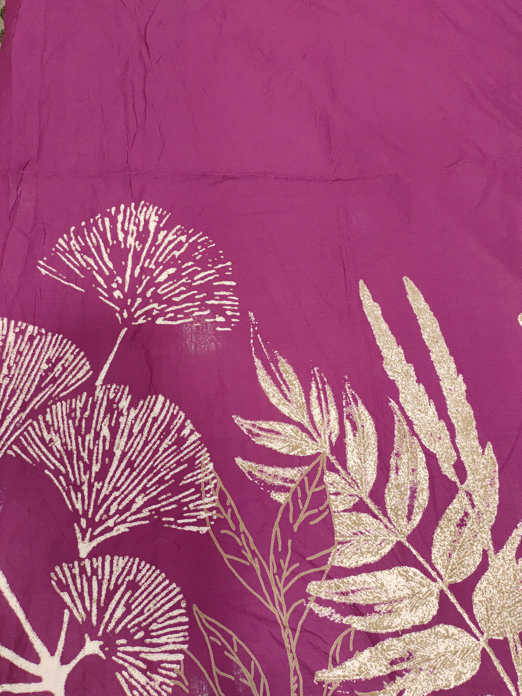Jaipur cotton daman print on wine color