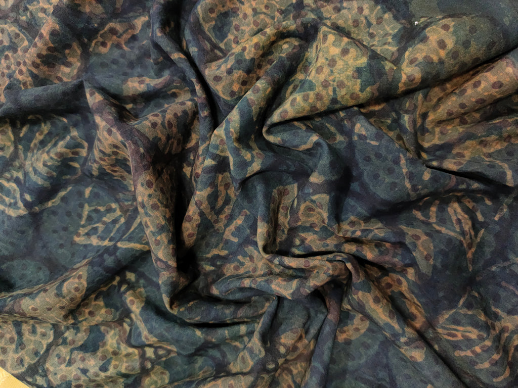 Indigo daboo with 3 color print