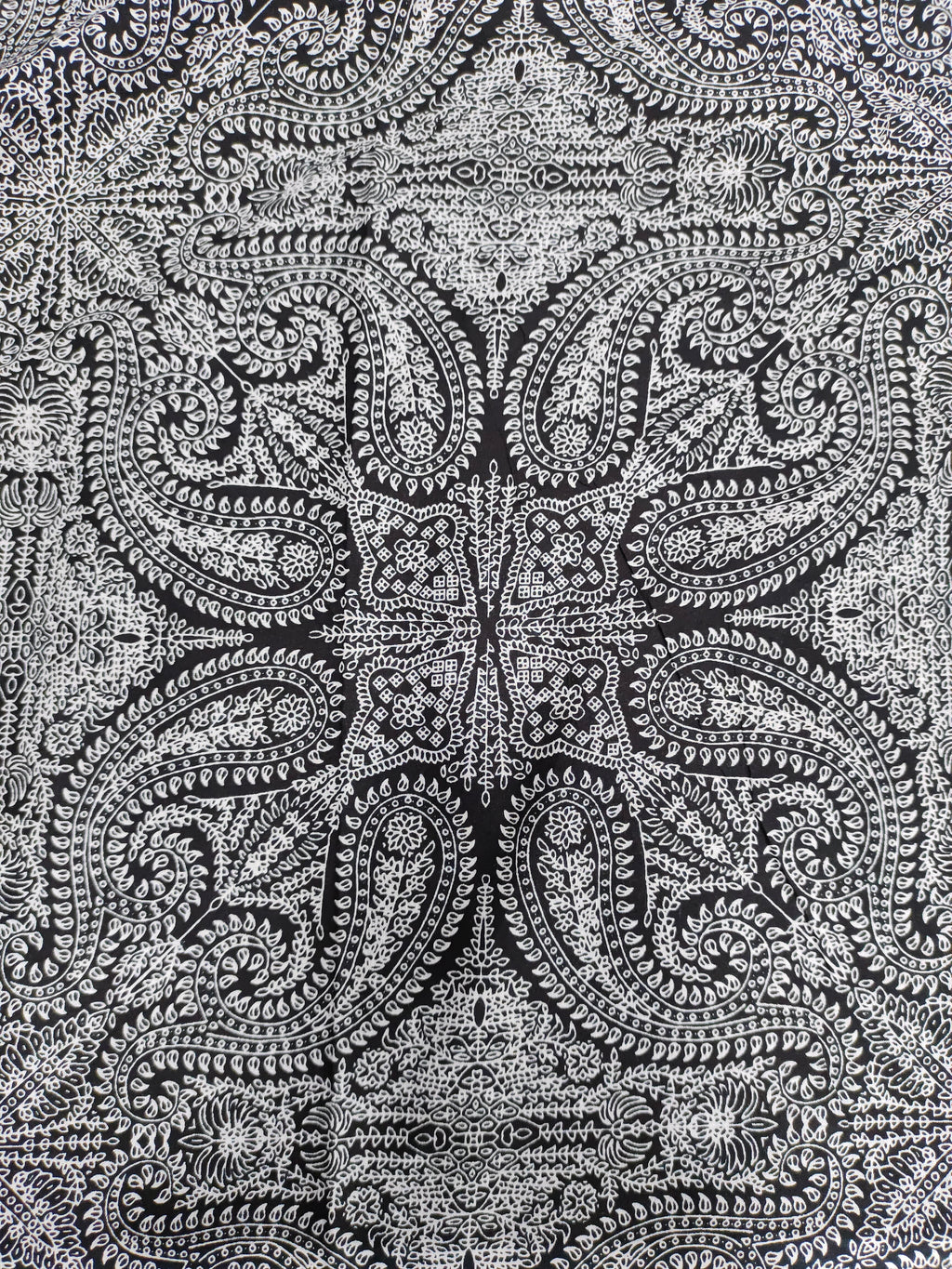 Jaipur black and white printed cotton