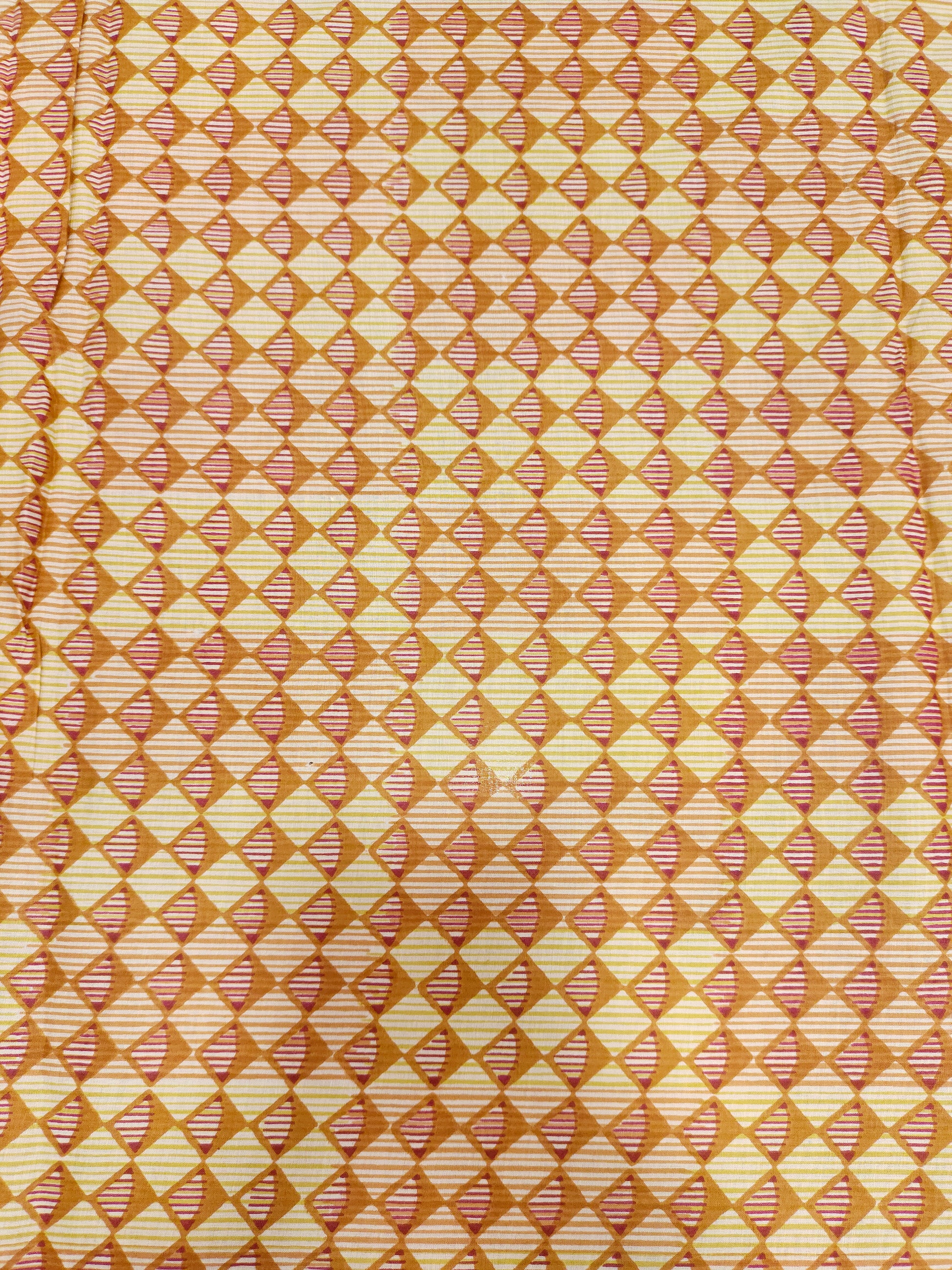 Super voile checks in rust and yellow.