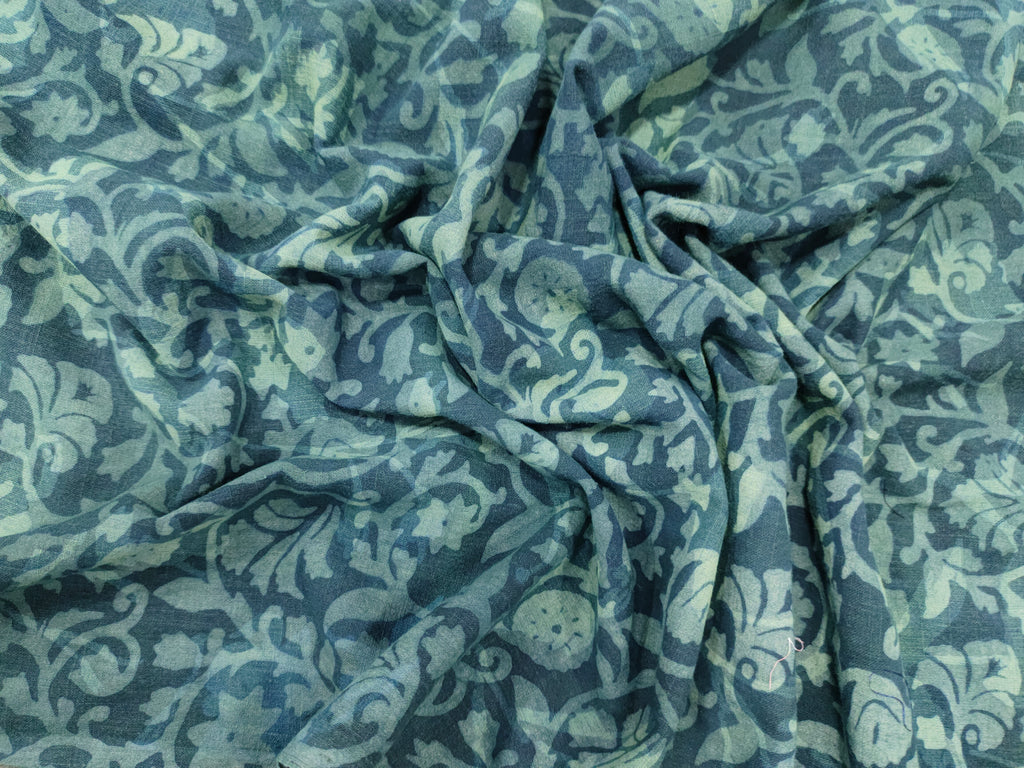 Indigo daboo in peacock green color