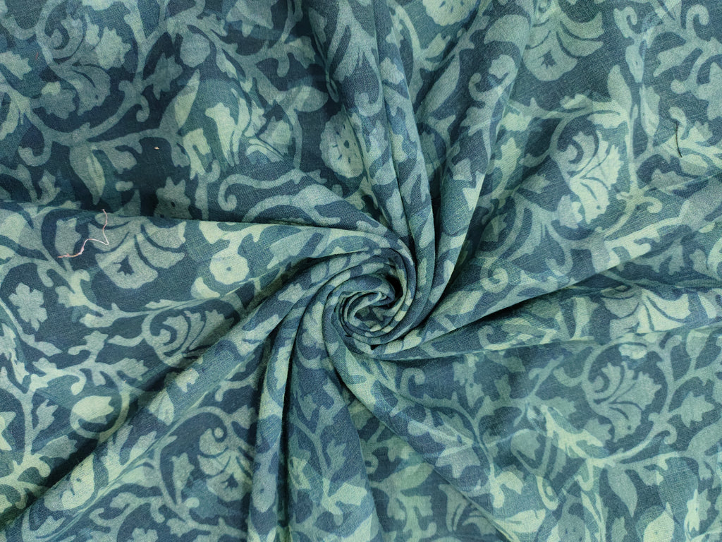 Indigo daboo in peacock green color