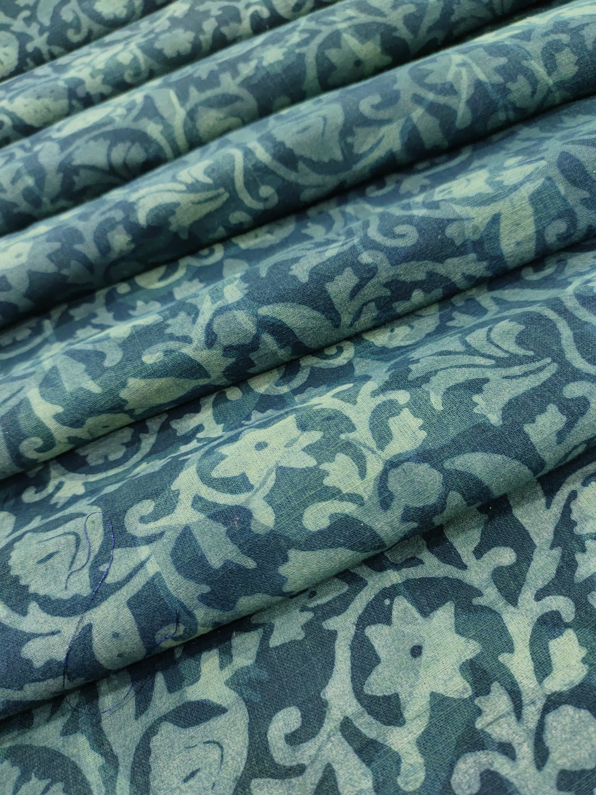 Indigo daboo in peacock green color