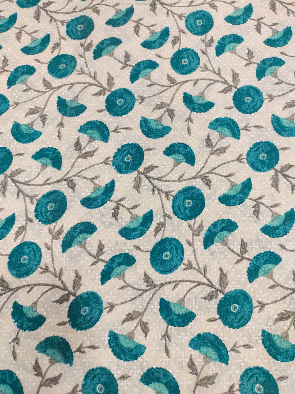 Cotton flex mira print in rama green color.